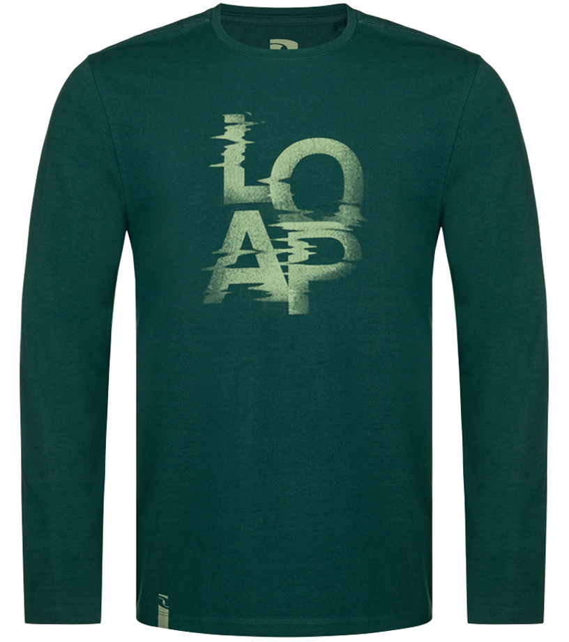 Loap Altron Pánske tričko s dlhým rukávom CLM2354 DarkGreen S