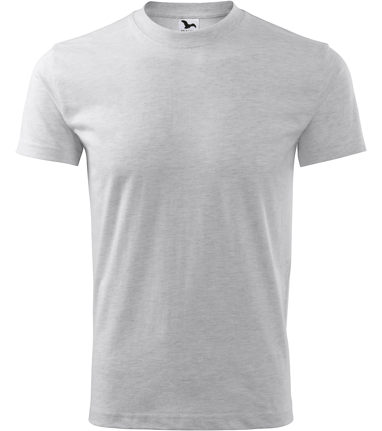 Unisex tričko Classic Malfini svetlo šedý melír