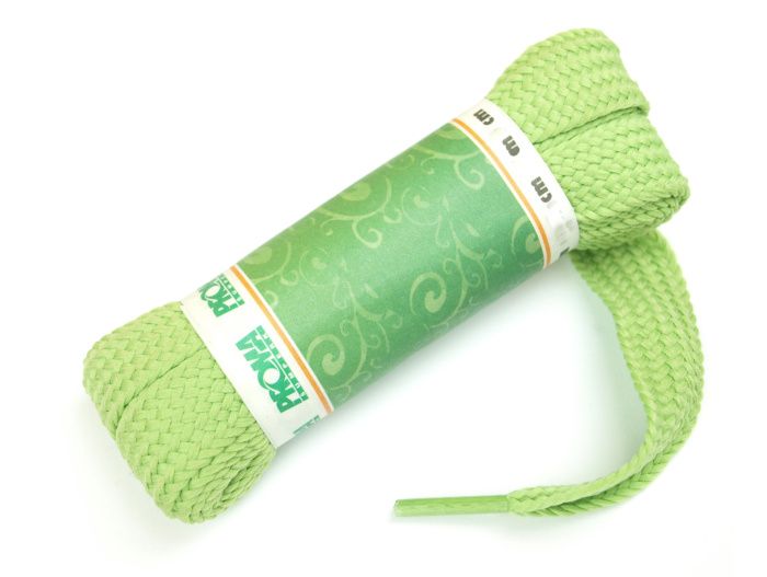 Skate široké šnurovadlá (šnúrky) 230p PROMA fashion zelená