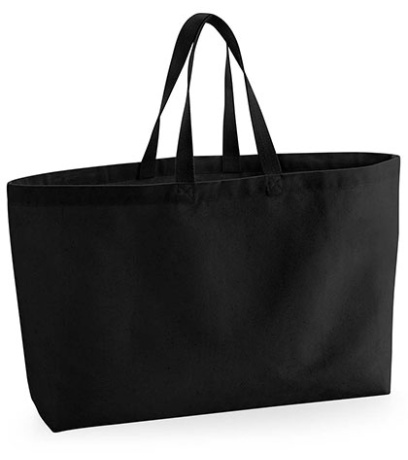 Westford Mill Veľká plátená taška WM696 Black 56 x 41 x 16 cm