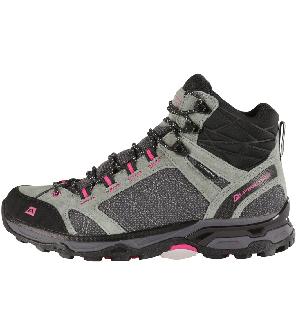 Alpine Pro Cerne Unisex členková outdoorová obuv - kevlar UBTD396 šedá 36