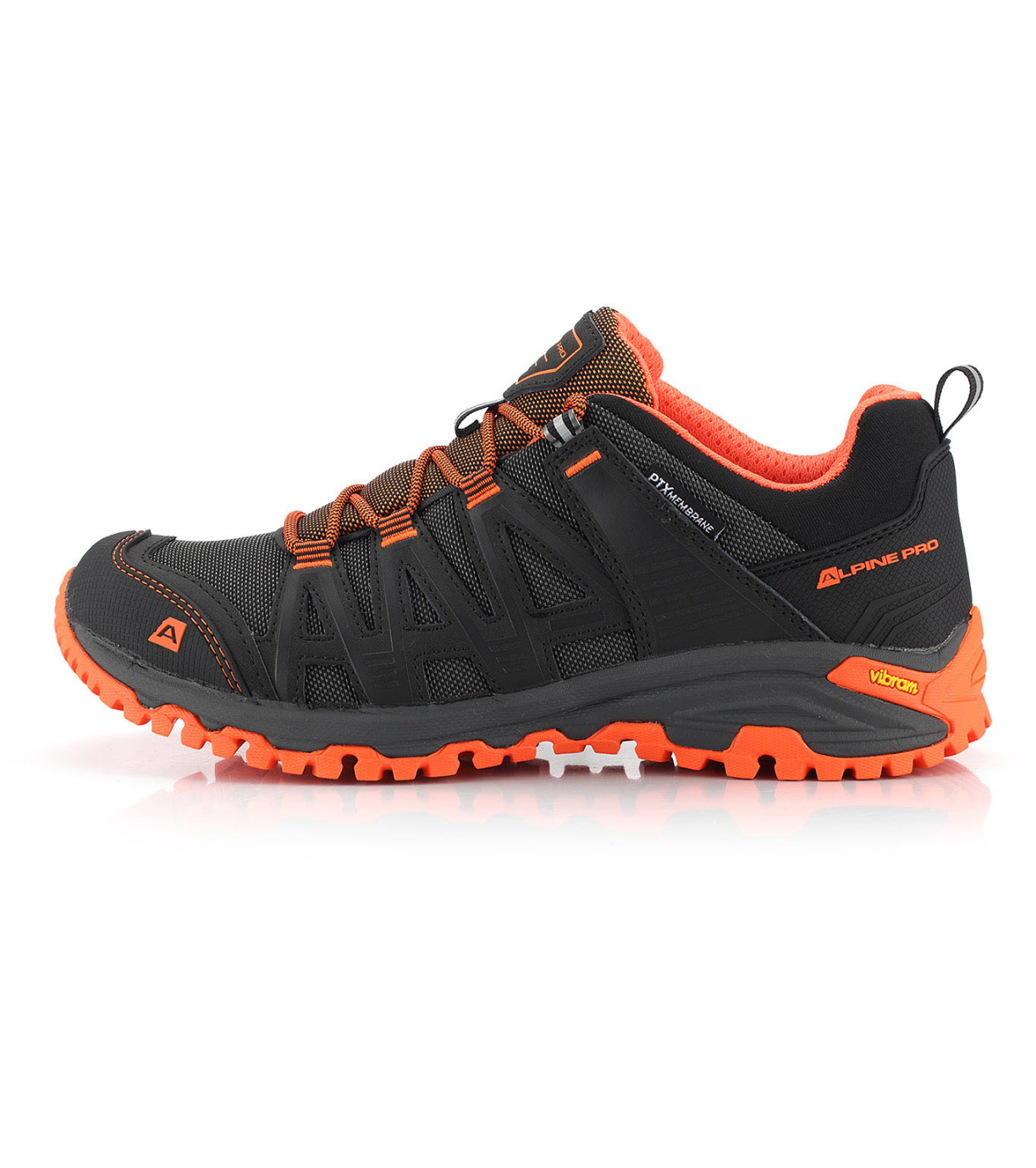 Alpine Pro Karbe Unisex outdoorová obuv s Ptx membránou UBTA360 čierna 41