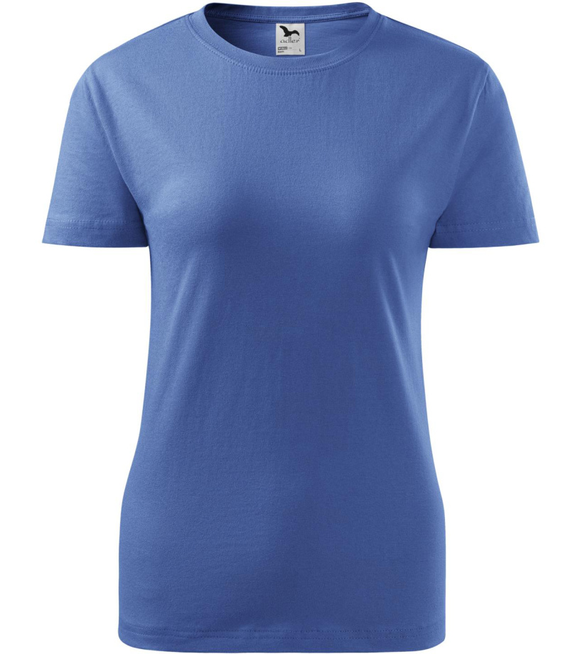 Dámske tričko Basic 160 Malfini azúrovo modrá