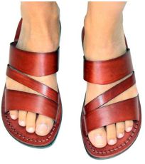 Uni kožené šľapky TAKELOT Faraon-Sandals 