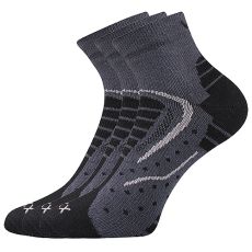 Unisex športové ponožky - 3 páry Dexter I VoXX® tmavo šedá
