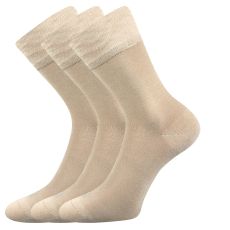 Unisex ponožky - 3 páry Deli Lonka béžová