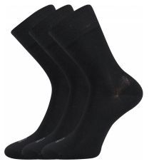 Unisex ponožky - 3 páry Deli Lonka čierna