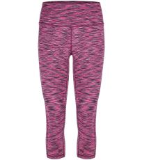 Dámske 3/4 športové legíny MARIKA LOAP Pink Glo Melange