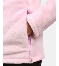 Dievčenské fleecová mikina SKATHI-JG KILPI Svetloružová