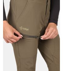 Dámske softshellové nohavice VILLAIN-W KILPI Zelená