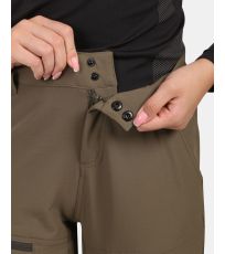 Dámske softshellové nohavice VILLAIN-W KILPI Zelená