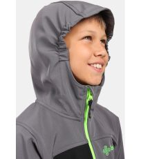 Chlapčenská softshellová bunda RAVIO-J KILPI Čierna