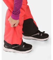 Detské lyžiarske nohavice MIMAS-J KILPI Ružová