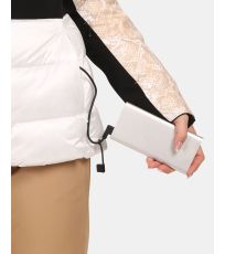 Dámska lyžiarska bunda s vyhrievaním LENA-W KILPI Biela