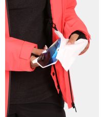 Dámska lyžiarska bunda - väčšej veľkosti VALERA-W KILPI Ružová