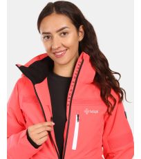 Dámska lyžiarska bunda - väčšej veľkosti VALERA-W KILPI Ružová