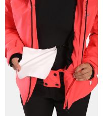 Dámska lyžiarska bunda - väčšej veľkosti VALERA-W KILPI Ružová