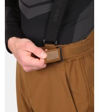 Pánske softshellové lyžiarske nohavice RHEA-M KILPI Hnedá