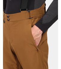 Pánske softshellové lyžiarske nohavice RHEA-M KILPI Hnedá