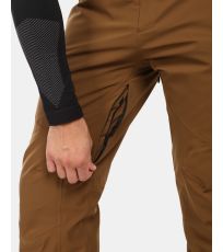 Pánske lyžiarske nohavice - väčšej veľkosti METHONE-M KILPI Hnedá