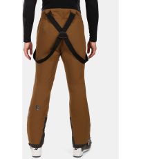 Pánske lyžiarske nohavice - väčšej veľkosti METHONE-M KILPI Hnedá