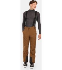 Pánske lyžiarske nohavice - väčšej veľkosti MIMAS-M KILPI Hnedá