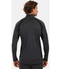 Pánske termo tričko merino - väčšej veľkosti JAGER-M KILPI Čierna