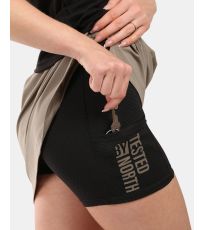Dámska outdoorová sukňa 2v1 NINA-W KILPI Kaki