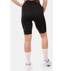 Dámske cyklo kraťasy - väčšej veľkosti PRESSURE-W KILPI Čierna