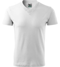 Unisex tričko Heavy V-neck 160 Malfini biela