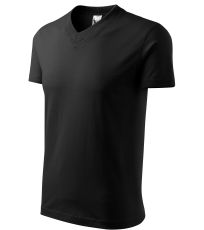 Unisex tričko Heavy V-neck 160 Malfini čierna