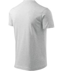 Unisex tričko Heavy V-neck 160 Malfini svetlo šedý melír