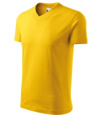 Unisex tričko Heavy V-neck 160 Malfini žltá