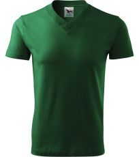 Unisex tričko Heavy V-neck 160 Malfini fľaškovo zelená