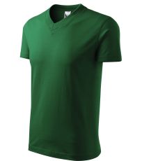 Unisex tričko Heavy V-neck 160 Malfini fľaškovo zelená