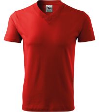 Unisex tričko Heavy V-neck 160 Malfini červená