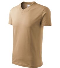 Unisex tričko Heavy V-neck 160 Malfini piesková