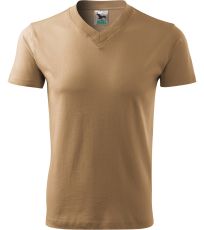 Unisex tričko Heavy V-neck 160 Malfini piesková