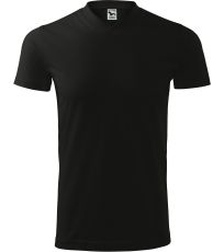 Unisex tričko Heavy V-neck Malfini čierna