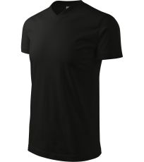 Unisex tričko Heavy V-neck Malfini čierna