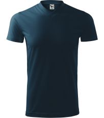 Unisex tričko Heavy V-neck Malfini námorná modrá
