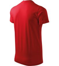 Unisex tričko Heavy V-neck Malfini červená