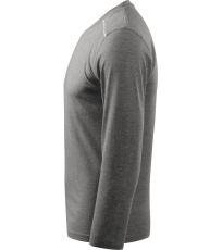 Unisex tričko Long Sleeve Malfini tmavo šedý melír