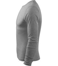 Pánske tričko FIT-T Long Sleeve Malfini tmavo šedý melír