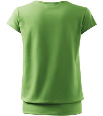 Dámske tričko City Malfini trávovo zelená