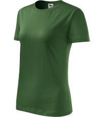 Dámske tričko Basic 160 Malfini fľaškovo zelená