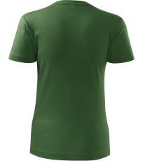 Dámske tričko Basic 160 Malfini fľaškovo zelená