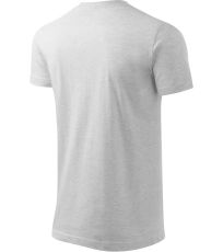 Unisex tričko Heavy New Malfini svetlo šedý melír