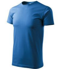 Unisex tričko Heavy New Malfini azúrovo modrá