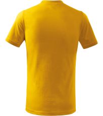 Detské tričko Basic Malfini žltá